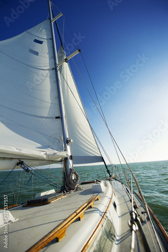 Sailboat in sea