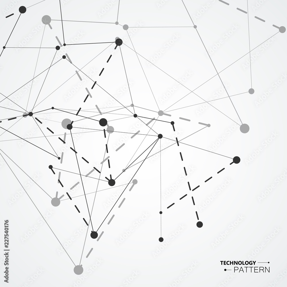 Abstract polygonal background connecting dots and lines Abstract polygonal background connecting dots and lines