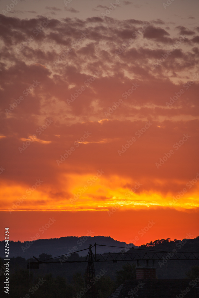 Allassac (Corrèze - France) - Coucher de soleil