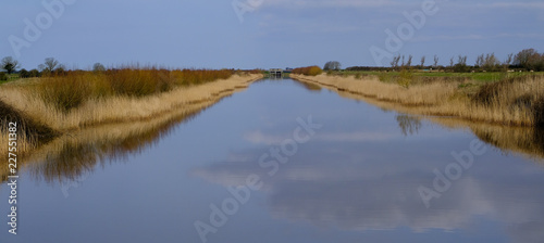 Huntspill River in Somerset photo