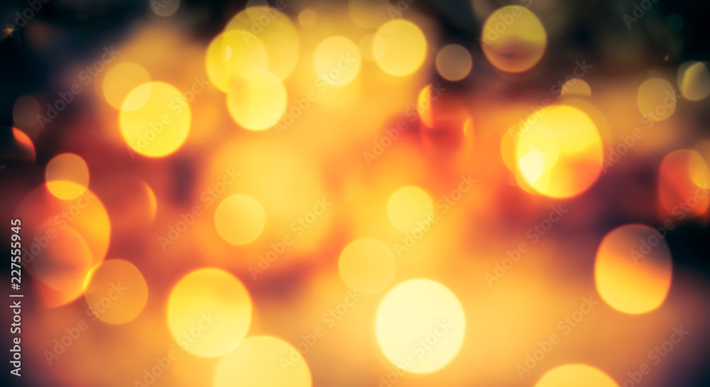 abstract Christmas background with holiday lights and copy space - magic bokeh glitter with blinking stars and falling snowflakes abstract Christmas background with holiday lights and copy space - magic bokeh glitter with blinking stars and falling snowflakes