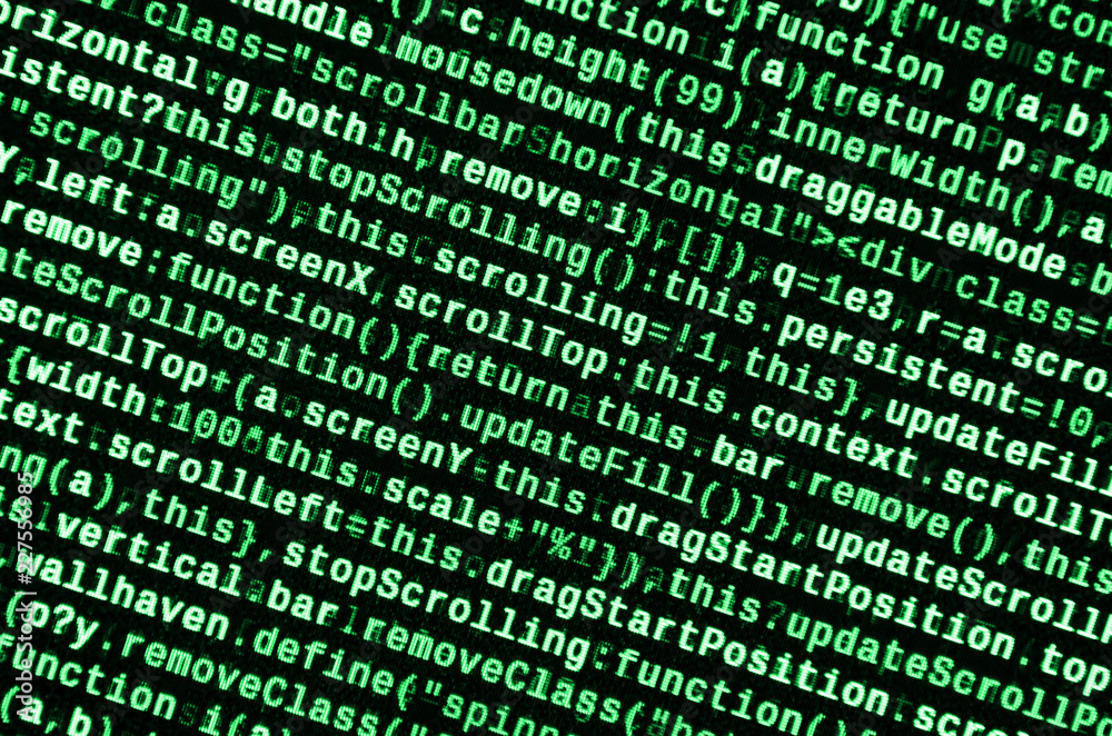 Javascript functions, variables, objects. Monitor closeup of function ...