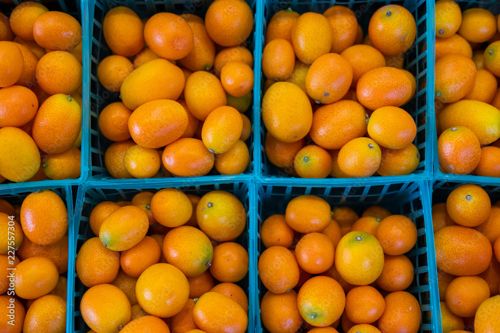 kumquats in a basket