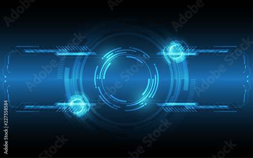 Abstract technology background Hi-tech communication concept innovation background vector illustration