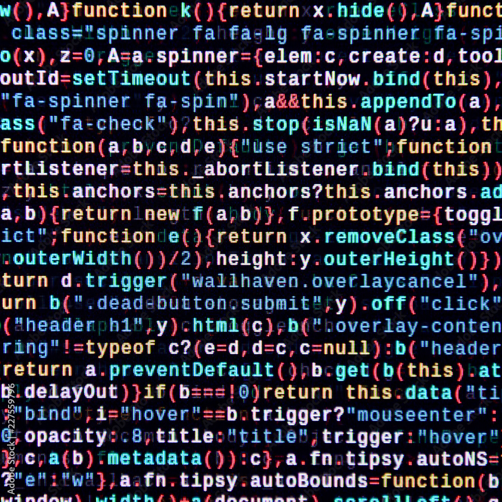 Javascript functions variables objects monitor closeup of function