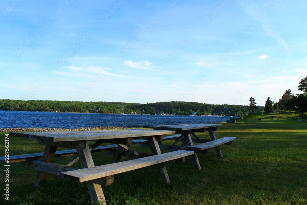 Bench and ocean - 1 - Walking Tours in Canada
