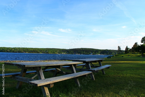 Bench and ocean - 1 - Walking Tours in Canada
