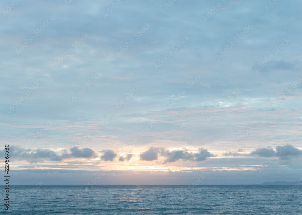 Landscape shot of sunrise at ocean coast in Hualian, Taiwan Landscape shot of sunrise at ocean coast in Hualian, Taiwan