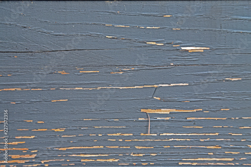 Obraz na płótnie Painted pealing black wood background