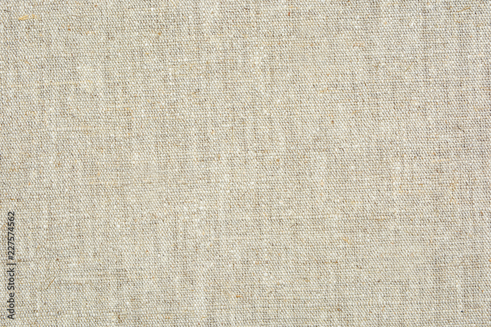 Texture of natural linen fabric 