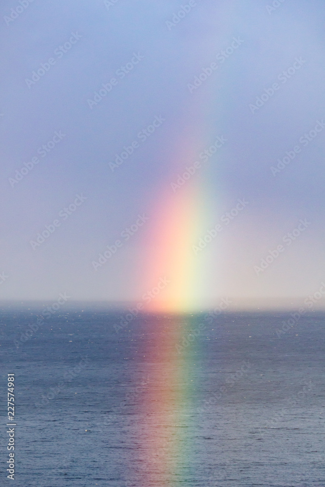 Rainbow over the Atlantic Ocean near Madeira Rainbow over the Atlantic Ocean near Madeira