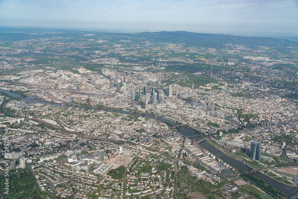 Frankfurt Skyline from above Frankfurt Skyline from above