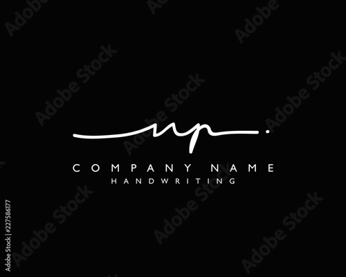 N P Initial handwriting logo