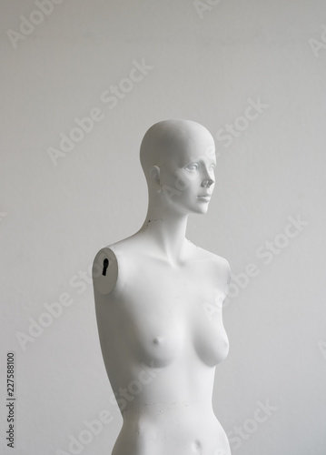 Female mannequin without hands