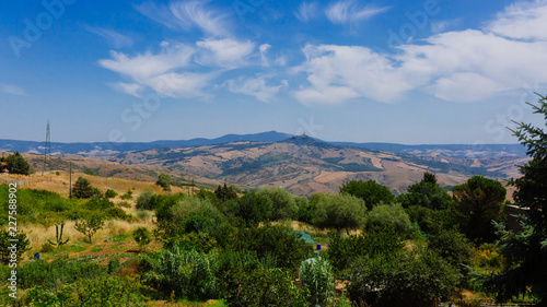 Tuscan landscape near Abbadia San Salvatore  Italy