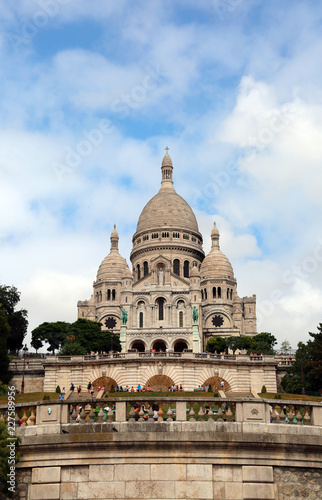 Basilica of Sacred Heart at Montmartre in Paris in France