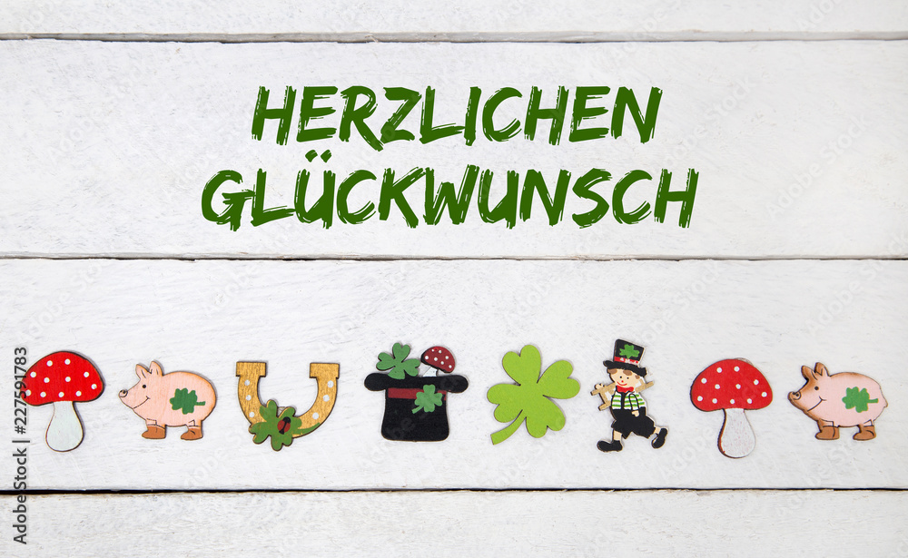 Hintergrund Mit Gl ckssymbolen Herzlichen Gl ckwunsch Stock Foto hintergrund-mit-gl-ckssymbolen-herzlichen-gl-ckwunsch-stock-foto
