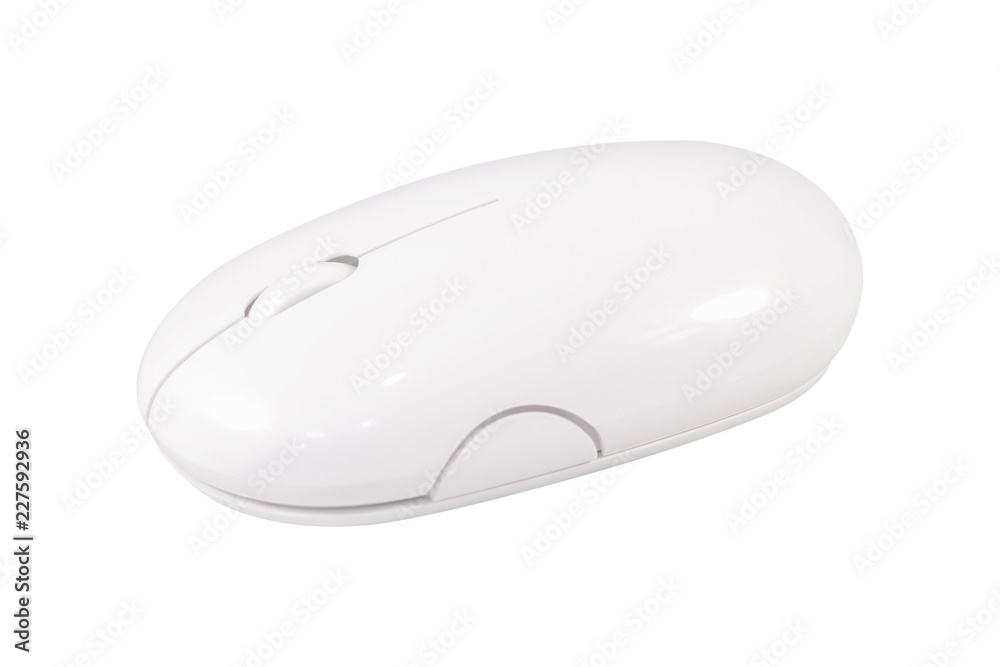 Wireless mouse isolated on white background. Computer accessory or hardware for your design. Clipping paths object. Wireless mouse isolated on white background. Computer accessory or hardware for your design. Clipping paths object.