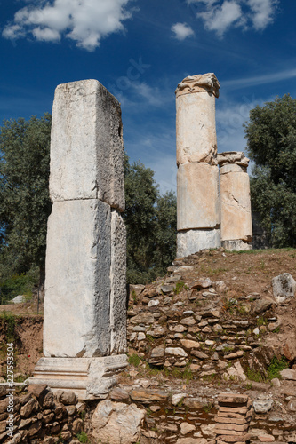 Ruins of the ancient town Nysa on the Maeander, Turkey