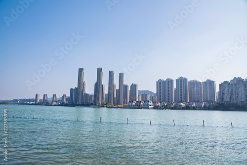 Real Estate Development in Meixi Lake Park, Changsha, Hunan, China