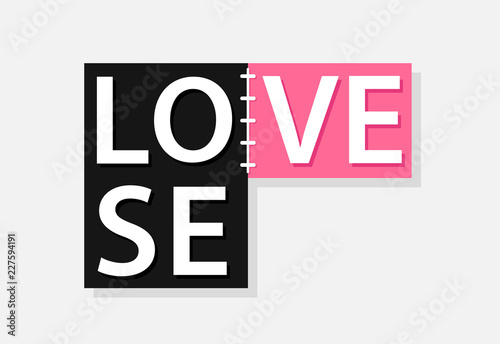lose love combination words