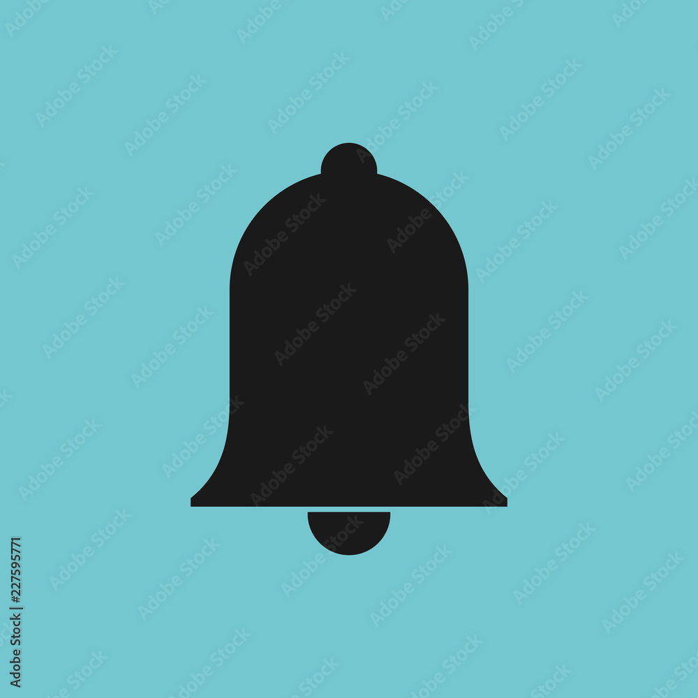 Bell icon vector. Alarm . Bell icon in trendy flat style isolated on white background Bell icon vector. Alarm . Bell icon in trendy flat style isolated on white background