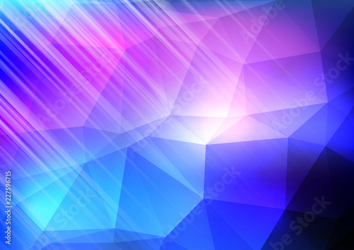 Abstract low poly design