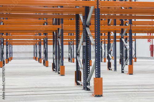New empty industrial warehouse