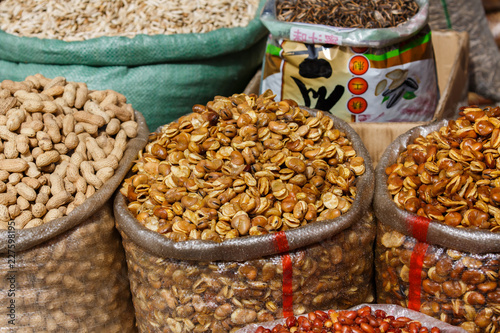 Nuts in a bag (basar in Kashgar, Xinjiang) photo