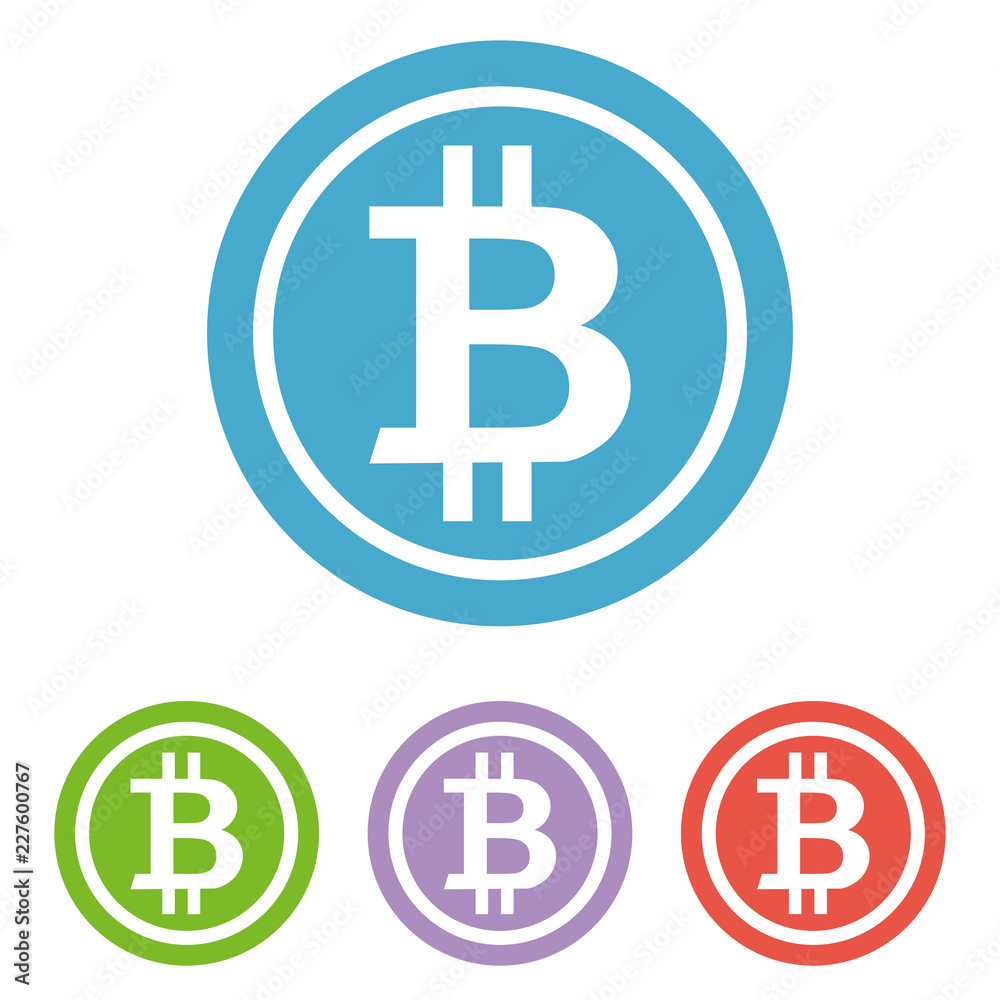 Bitcoin sign icon for internet money. Crypto currency symbol and coin image for using in web projects or mobile applications. Blockchain based secure cryptocurrency. Isolated vector illustration. Bitcoin sign icon for internet money. Crypto currency symbol and coin image for using in web projects or mobile applications. Blockchain based secure cryptocurrency. Isolated vector illustration.