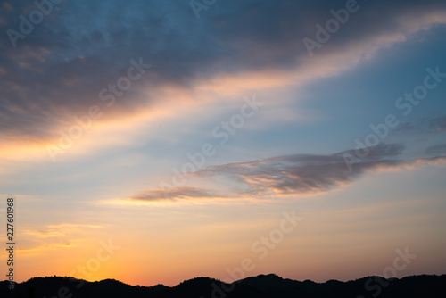 Sunset clouds