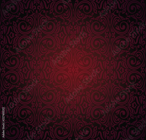 Dark red brown wallpaper vector design background