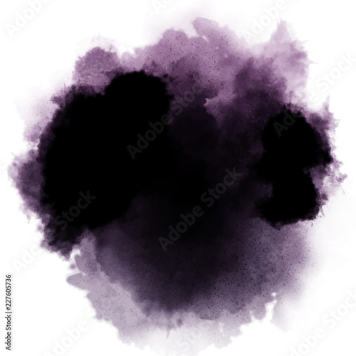dark watercolor splash
