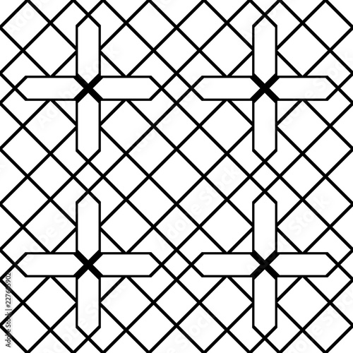 Design seamless monochrome grating pattern