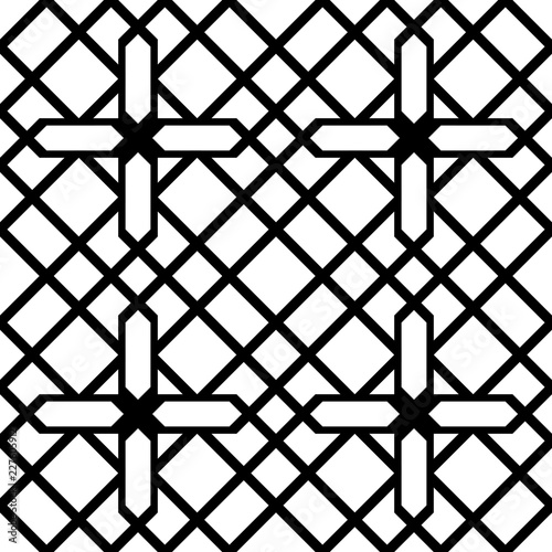 Design seamless monochrome grating pattern