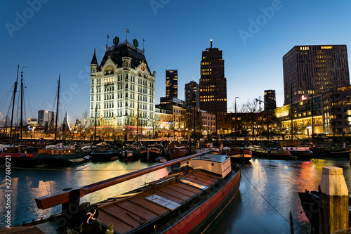 The Old Harbour of Rotterdam, Holland photo