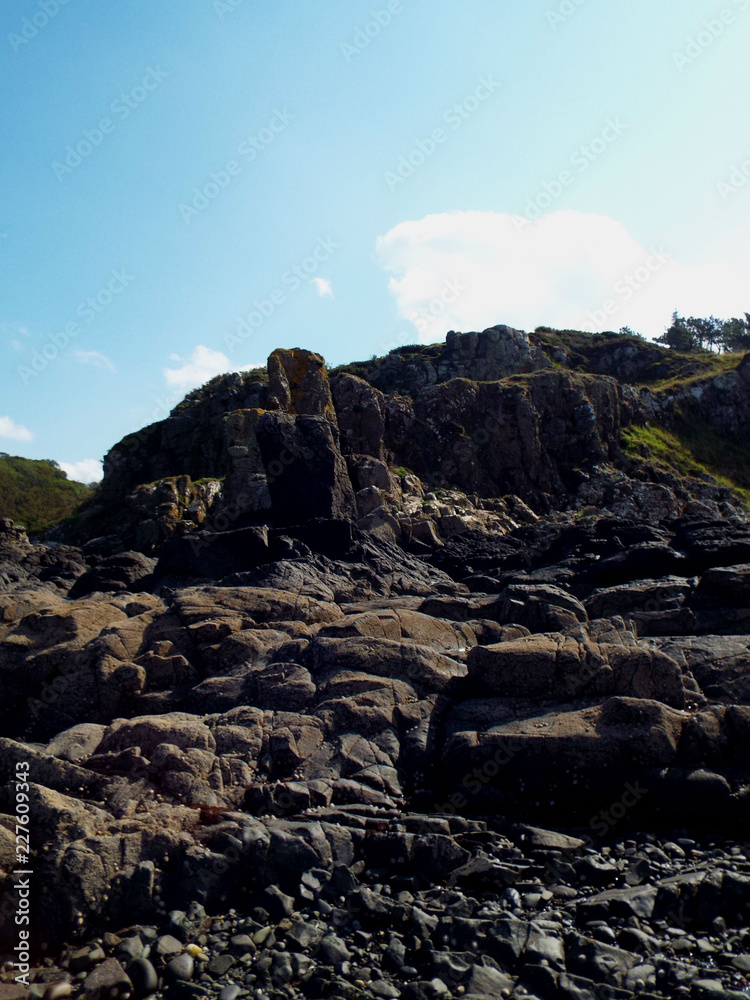 rocks in the sea