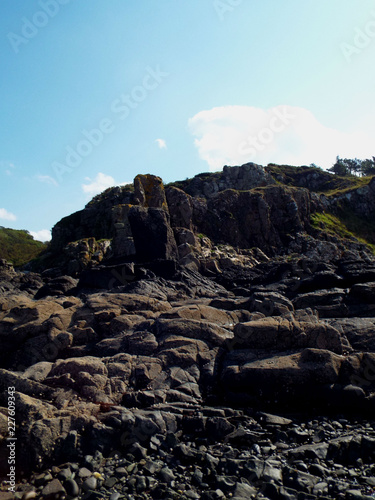rocks in the sea © Gordon Taylor