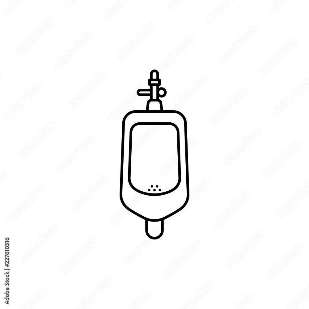 Toilet men urinal icon. Stock 벡터 Adobe Stock