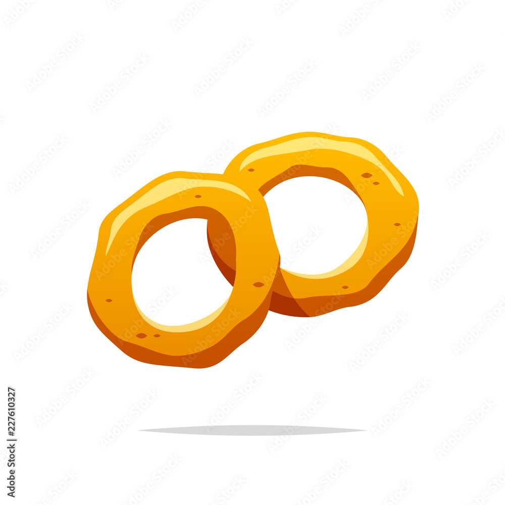 Onion rings Free Stock Vectors