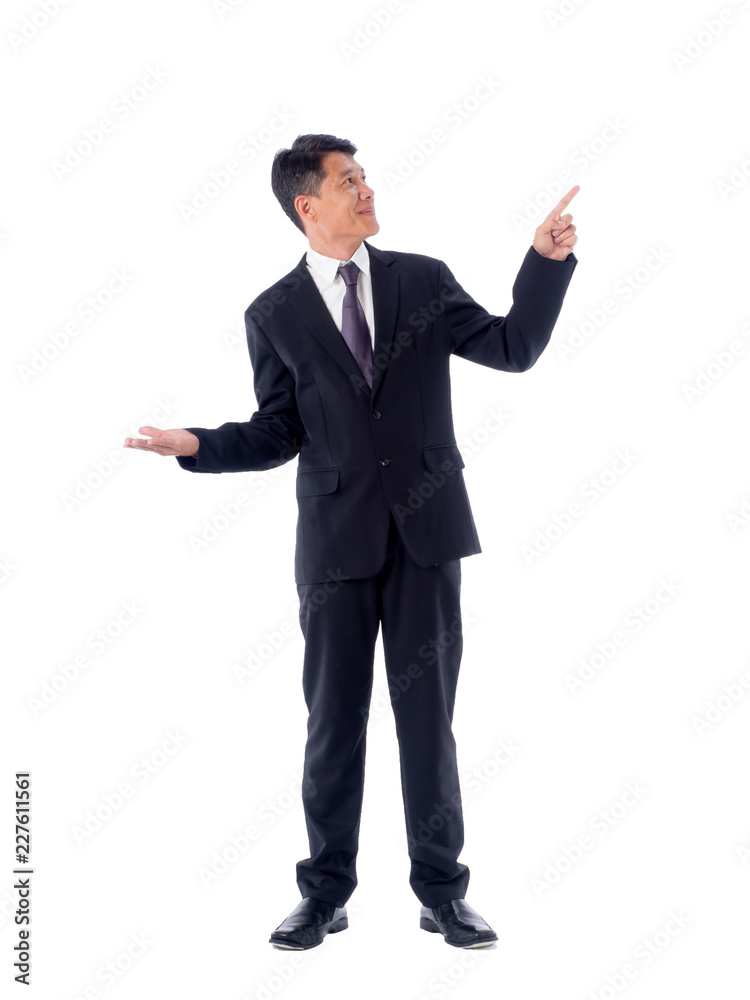 smiling asia businessman standing on white background isolated smiling asia businessman standing on white background isolated