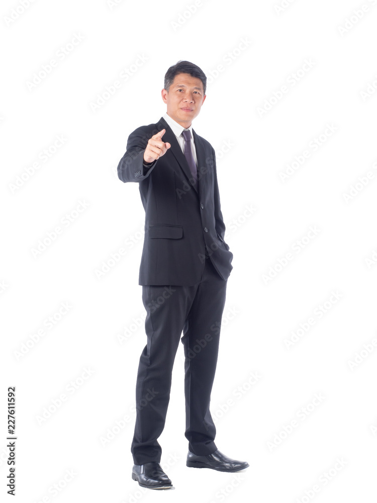 smiling asia businessman standing on white background isolated smiling asia businessman standing on white background isolated