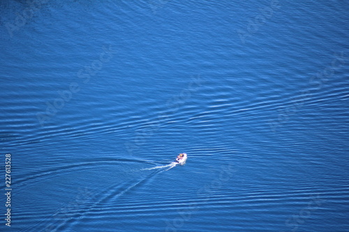 Ripples in clear blue waters of Lake Wakatipu