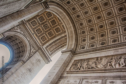 Underneath the Arc De Triomphe