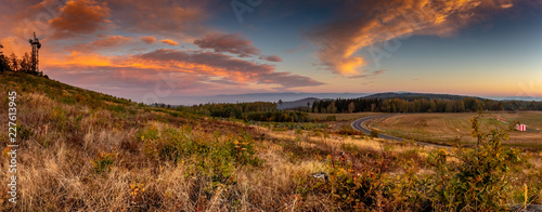 Landscape at sunrise