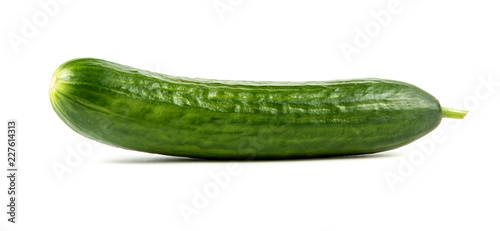 Cucumber isolated on white background high resolution