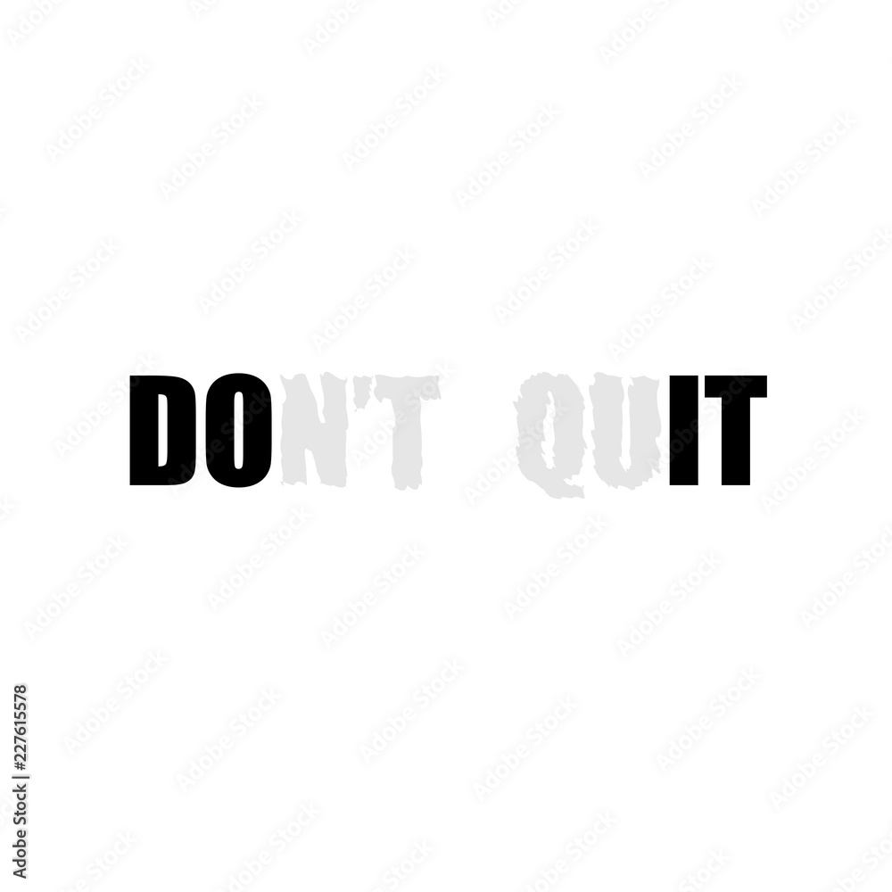 Fototapeta premium White text slogan