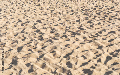 Texture of sand on the beach.