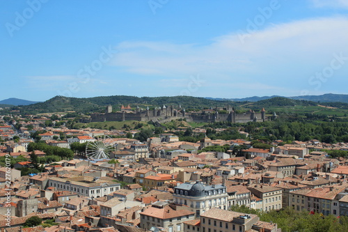 la cité de Carcassonne et la ville neuve