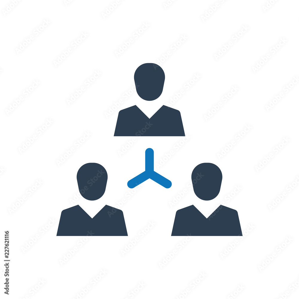 Teamwork connectivity icon Teamwork connectivity icon